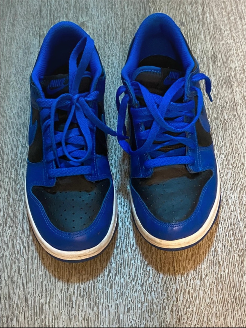 NIKE DUNK HYPER COBALT BIG KIDS SIZE 7